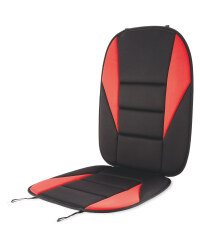 Auto XS Car Seat Overlay - Red/Black