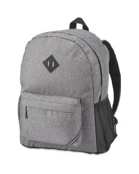 Avenue Cross Hatch Backpack - Grey