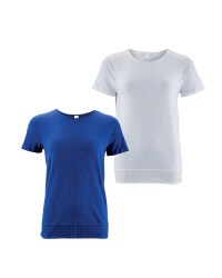 Avenue Ladies' Crochet Hem T-Shirt