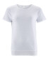 Avenue Ladies' Crochet Hem T-Shirt - White
