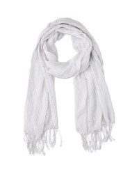 Avenue Ladies' Occasion Scarf - Grey