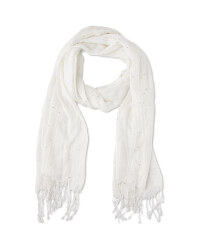 Avenue Ladies' Occasion Scarf - Ivory