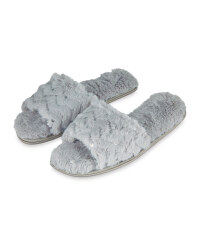 Avenue Ladies' Pamper Slippers - Grey