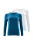 Avenue Long Sleeve T-Shirt 2 Pack - Blue/White