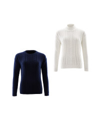 Avenue Ladies Cable Knit Jumper