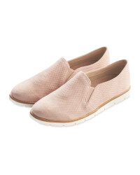 Avenue Ladies Casual Slip Ons - Pink