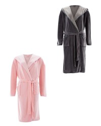 Avenue Ladies' Velvet Dressing Gown