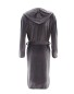 Avenue Ladies' Velvet Dressing Gown - Grey
