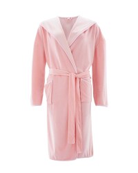 Avenue Ladies' Velvet Dressing Gown - Pink