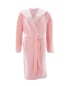 Avenue Ladies' Velvet Dressing Gown - Pink