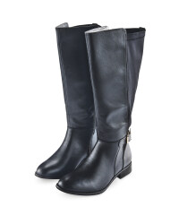 Avenue Ladies Knee High Boots - Black