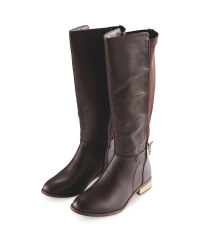 Avenue Ladies Knee High Boots - Brown