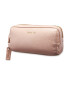 Avenue Long Leather Make Up Bag - Pink