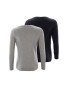 Avenue Long Sleeve T-Shirt 2 Pack - Grey/Black