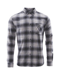 Avenue Men's Check Winter Shirt - Grey Check
