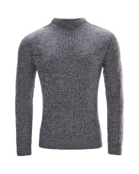 Avenue Men's Chunky Jumper - Navy