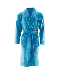 Avenue Men's Dressing Gown - Blue