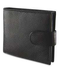 Avenue Men's Leather Wallet - Black