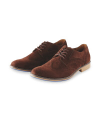 Avenue Men's Suedette Shoes - Brown