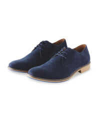 Avenue Men's Suedette Shoes - Navy