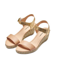 Avenue Pink Espadrille Wedge