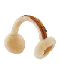 Avenue Sheepskin Tan Suede Earmuffs