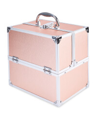 Avenue Vanity Case Textured - Rose Gold