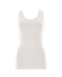 Avenue White Thermal Ladies Vest