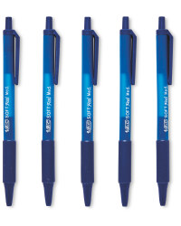 BIC Soft Feel Ballpoint Pens - Blue