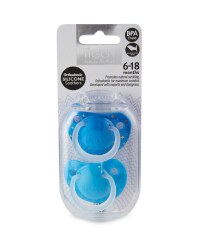 Tiggy Blue 6-18 Soothers