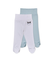 Organic White Baby Leggings 2 Pack
