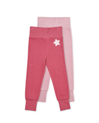 Organic Berry Baby Leggings 2 Pack