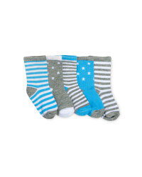 Baby Socks 5-Pack - Baby Blue