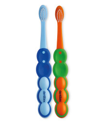Baby Toothbrushes 2-Pack - Blue / Green