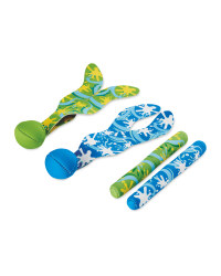 Crane Diving Balls And Sticks