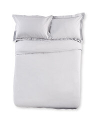 Bamboo King Size Duvet Set - Grey