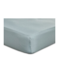 Bamboo Double Fitted Sheet - Sage