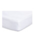 Bamboo Double Fitted Sheet - White