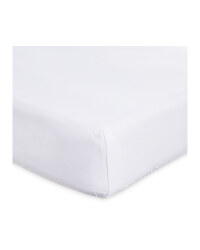 Bamboo Double White Flat Sheet