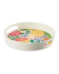 Bamboo Fruit Round Tray