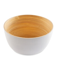 White Bamboo High Bowl