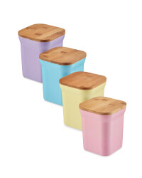 Bamboo Medium Storage Canisters