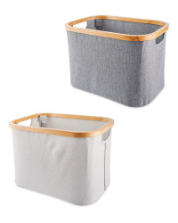 Bamboo Rim Storage Basket
