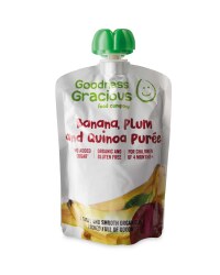Banana Plum & Quinoa Puree