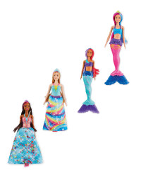 Barbie Princess & Mermaid 4 Pack