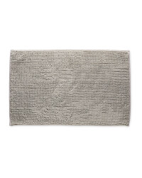 Chenille Bobble Bath Mat - Grey