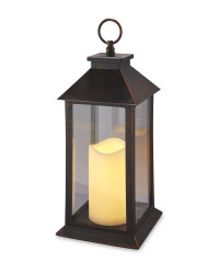 Battery Operated Lantern - Bronze
