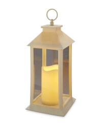 Battery Operated Lantern - Cream