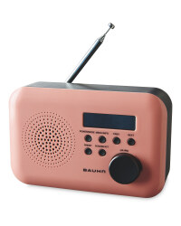 Bauhn DAB & FM Radio - Coral