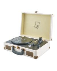 Reka Retro USB Record Player - Cream